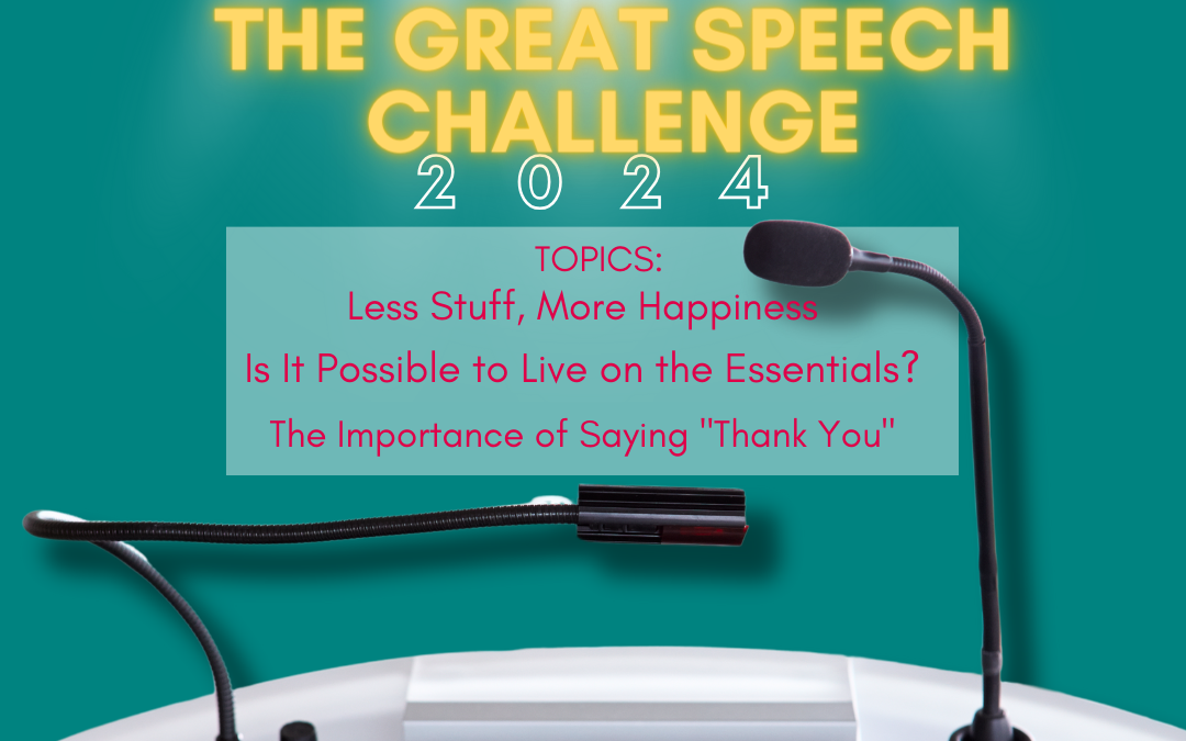 The Great Speech Challenge